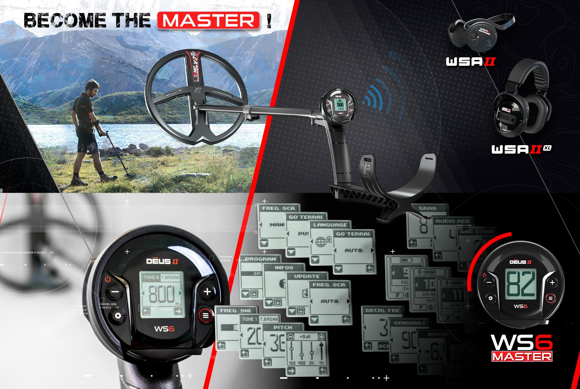 Malatya XP Deus II WS6 MASTER - XP WS6 MASTER Deus 2 saha ve su kullanımı